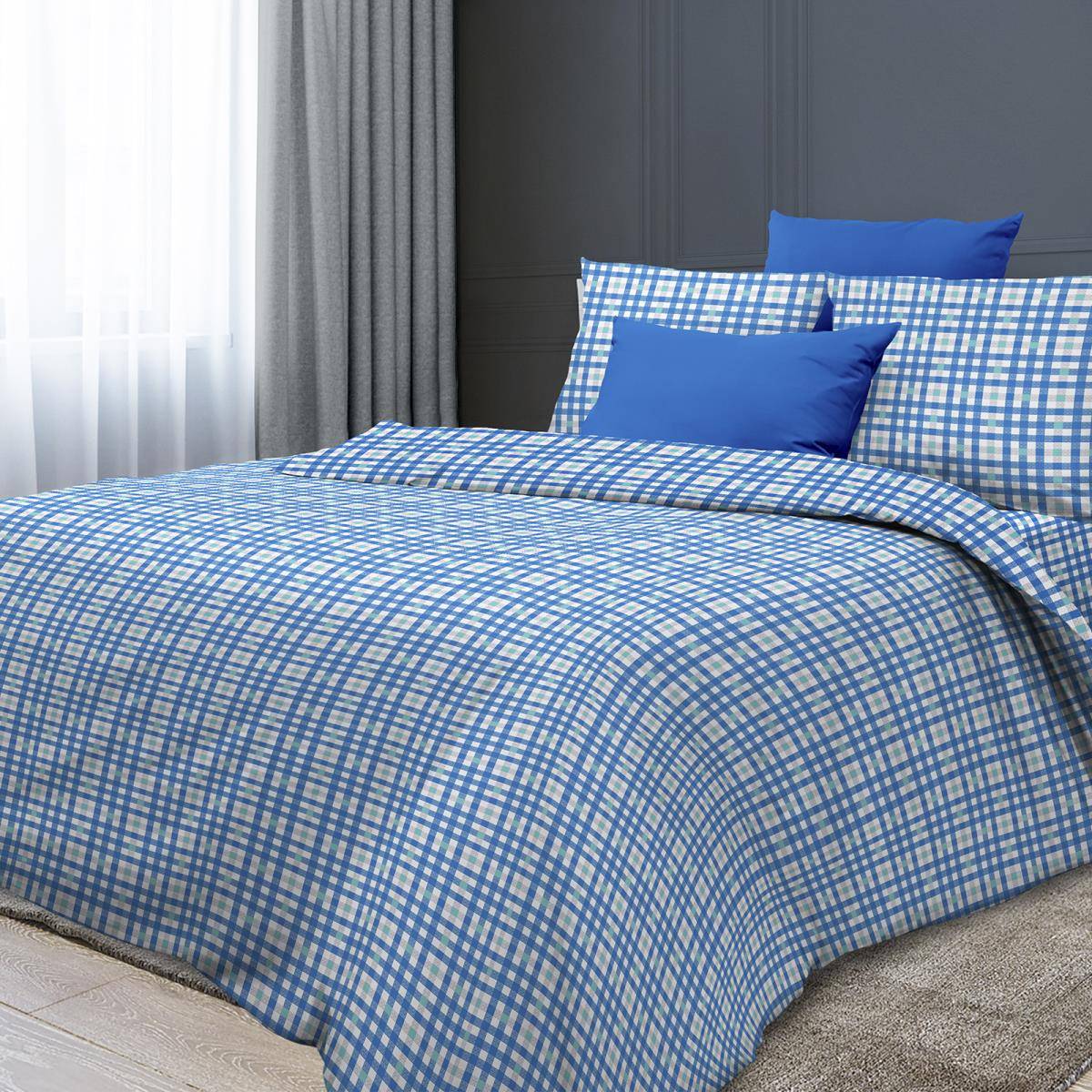 

Пододеяльник евро макси 220х240 см бязь ГОСТ Лионель, Синий, Лионель