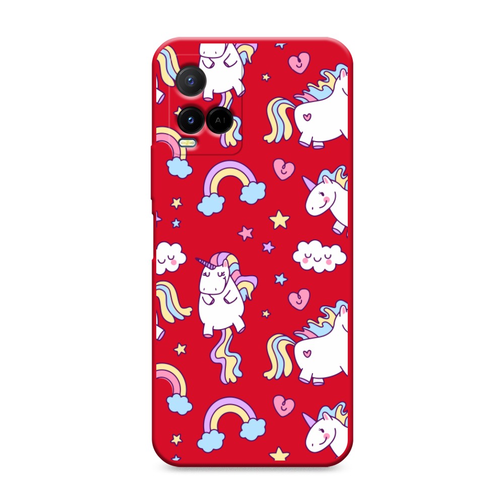 

Матовый силиконовый чехол "Sweet unicorns dreams" на Vivo Y21, Sweet unicorns dreams
