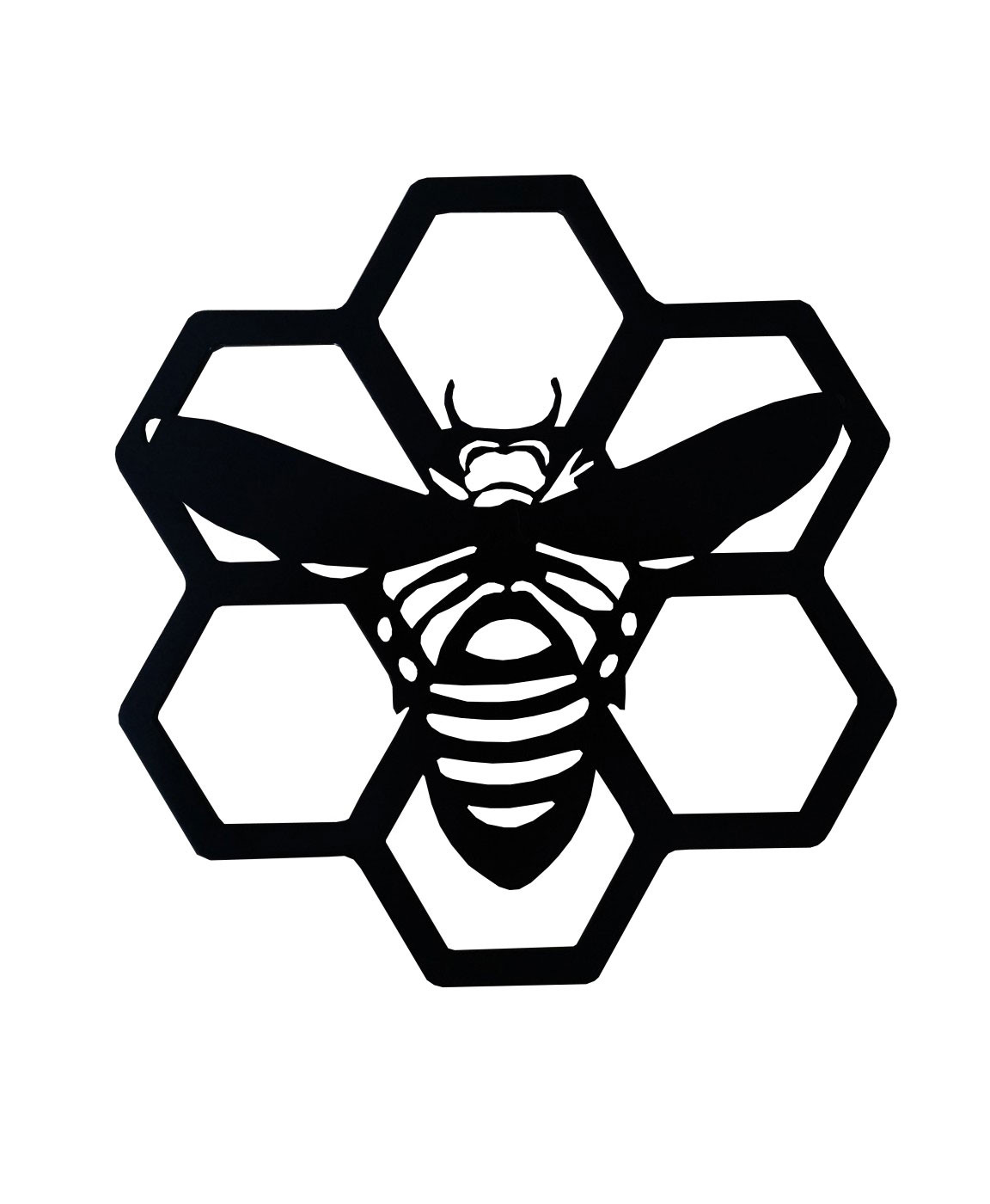фото Подставка под горячее gala пчела , черная, металл