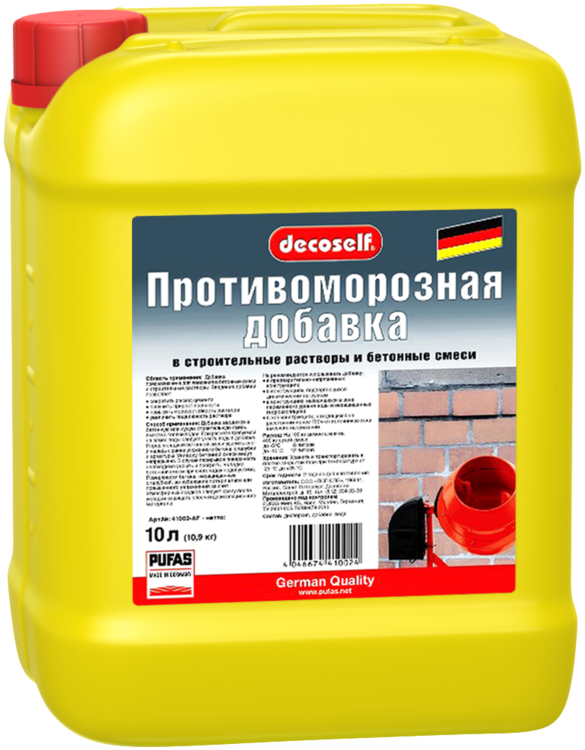 DECOSELF противоморозная добавка -15C (10л)