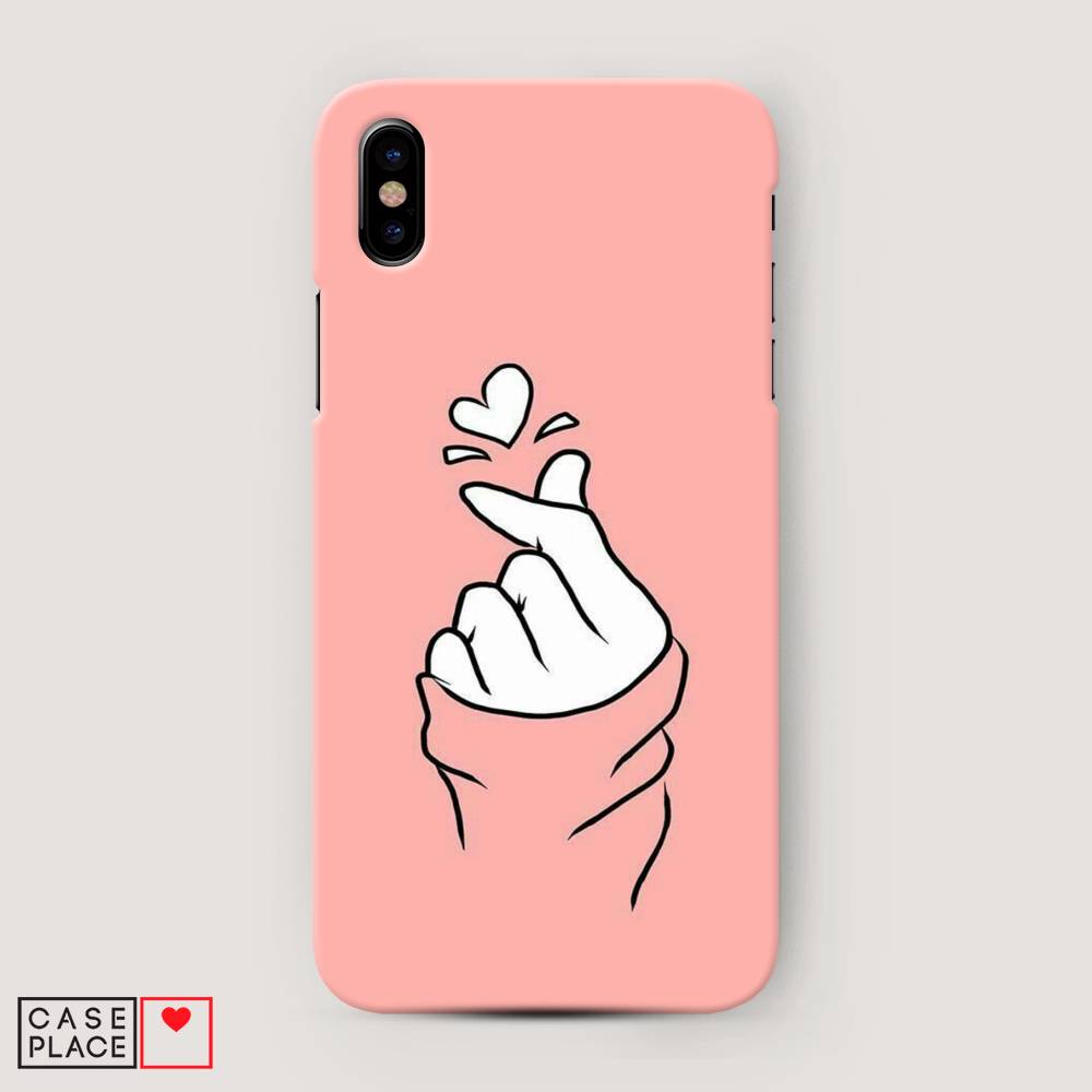 

Пластиковый чехол "Любовь-щелк" на Apple iPhone XS Max (10S Max), 11920-5