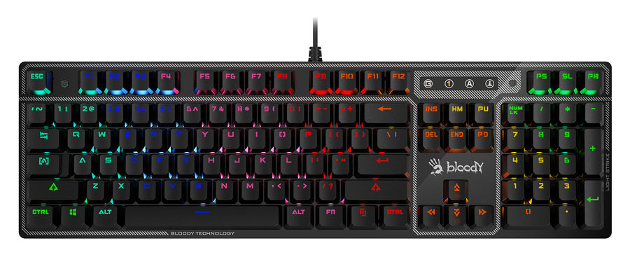 Проводная игровая клавиатура A4Tech Bloody B750N Black (B750N DESTINY)