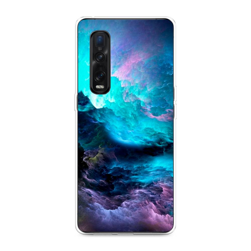 

Чехол Awog на Oppo Find X2 Pro "Бирюзовое небо", Разноцветный, 253350-4