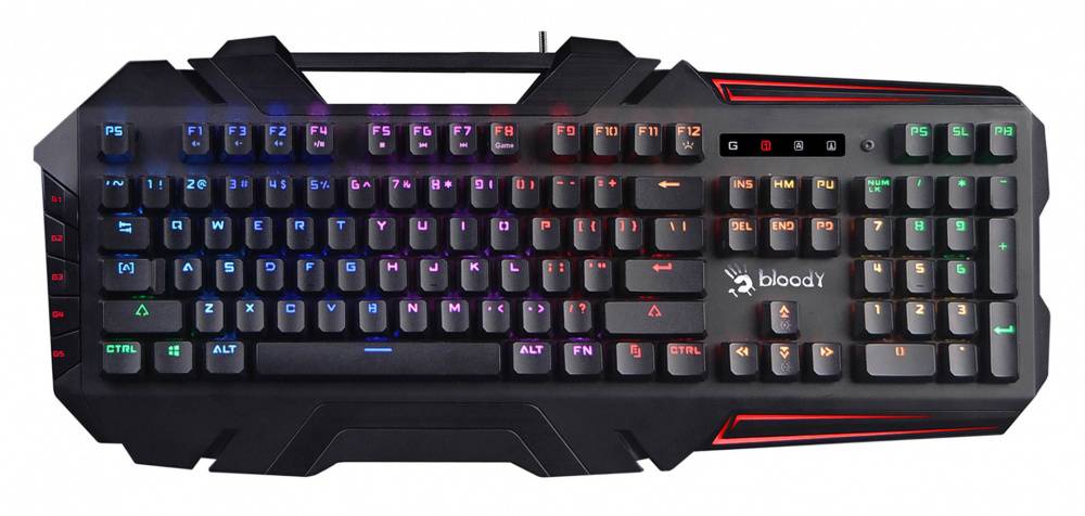 Проводная игровая клавиатура A4Tech Bloody B880R Black