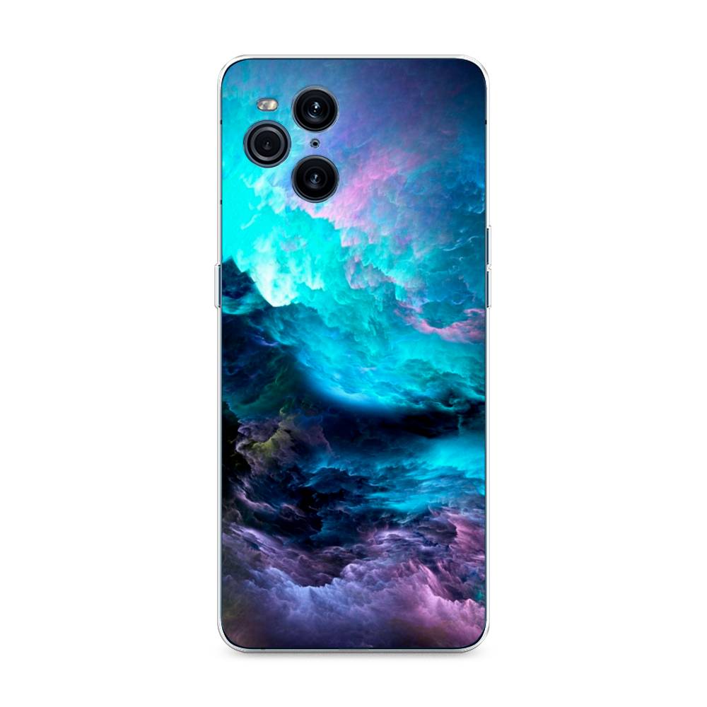 

Чехол Awog на Oppo Find X3 Pro "Бирюзовое небо", Разноцветный, 255750-4