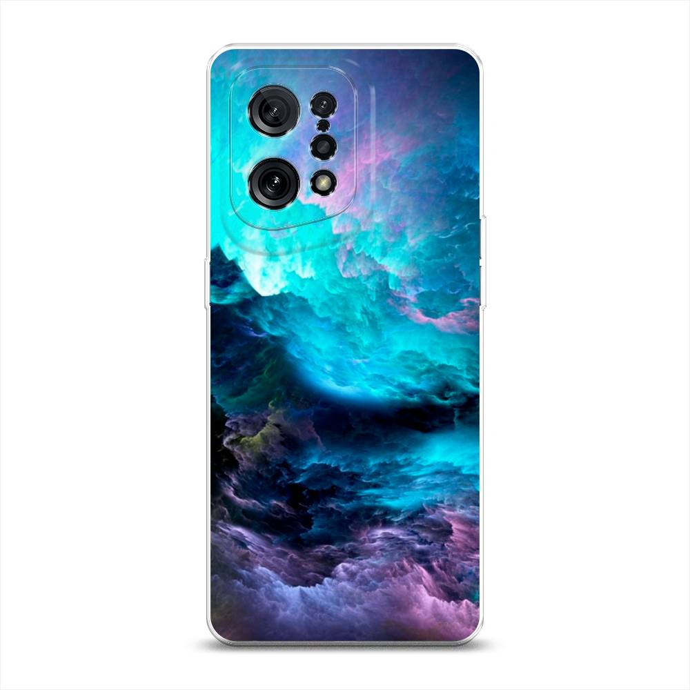 

Чехол Awog на Oppo Find X5 "Бирюзовое небо", Разноцветный, 259750-4