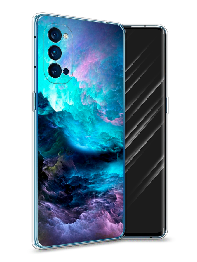 

Чехол Awog на Oppo Reno 4 Pro 5G "Бирюзовое небо", Разноцветный, 253750-4