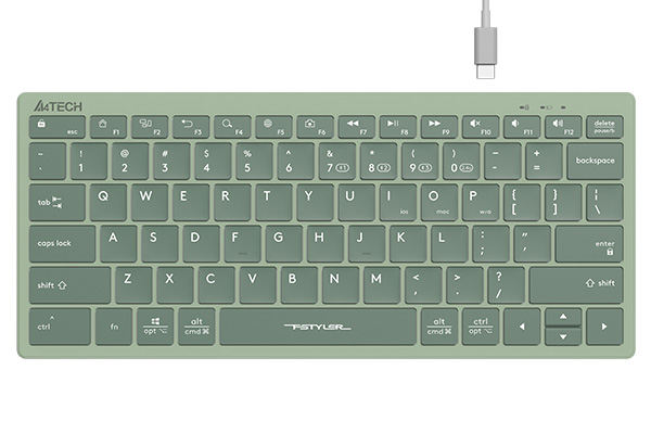 Беспроводная клавиатура A4Tech Fstyler FBX51C Green (FBX51C MATCHA GREEN)