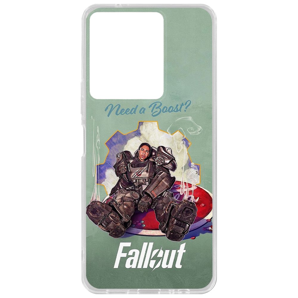 

Чехол-накладка Krutoff Clear Case Фоллаут (Fallout) - Нужно ускорение для Vivo Y36, Прозрачный