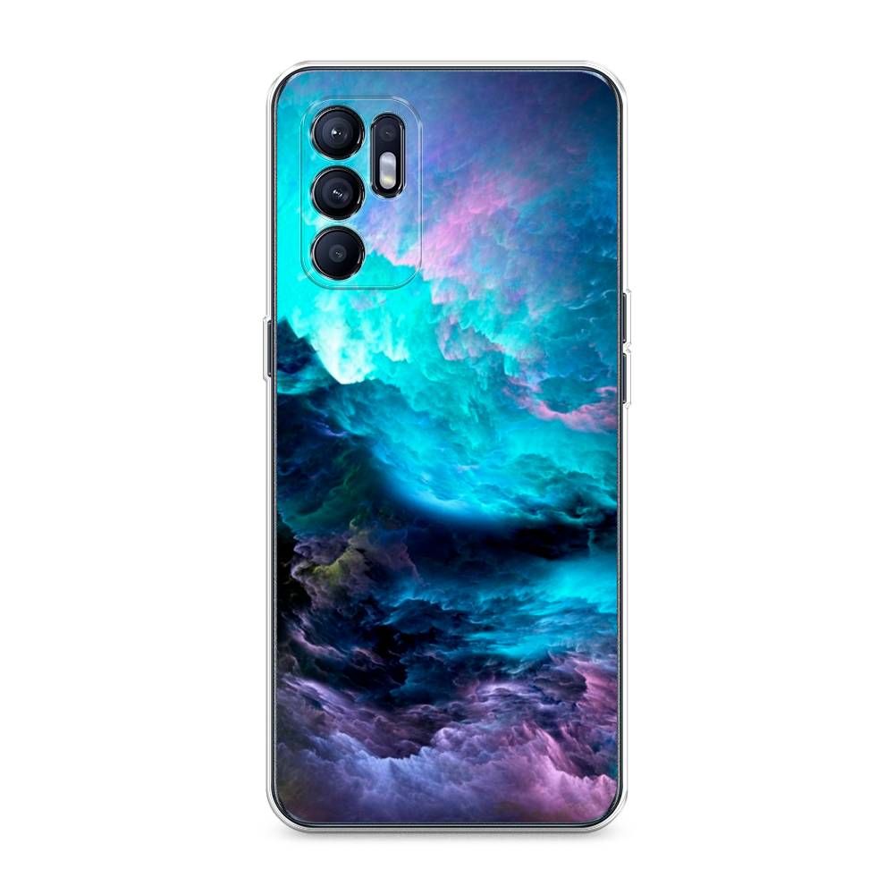 

Чехол Awog на Oppo Reno 6 4G "Бирюзовое небо", Разноцветный, 257850-4