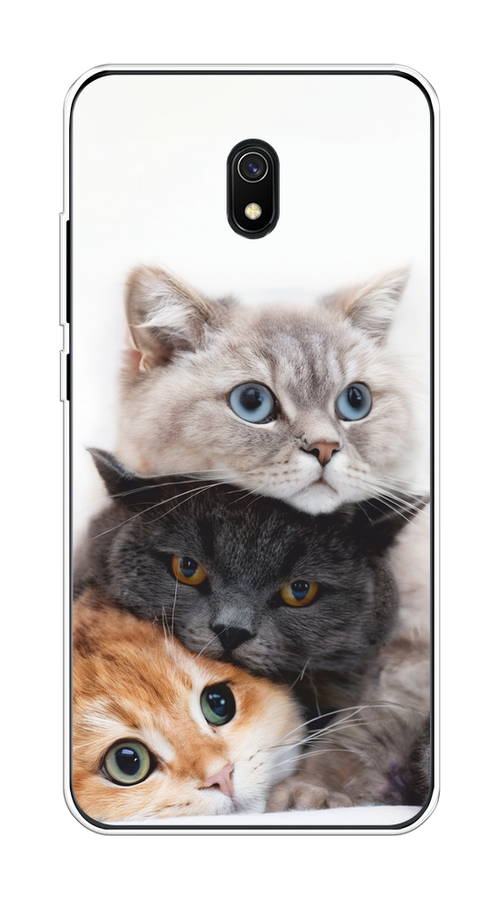 

Чехол на Xiaomi Redmi 8A "Пушистые мордашки", Серый;черный;оранжевый, 37250-1
