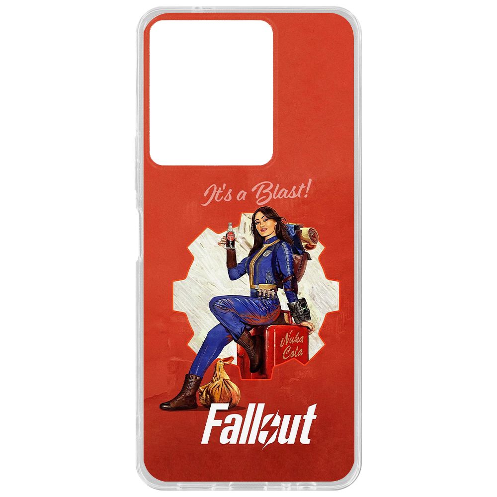 

Чехол-накладка Krutoff Clear Case Фоллаут (Fallout) - Это взрыв! для Vivo Y36