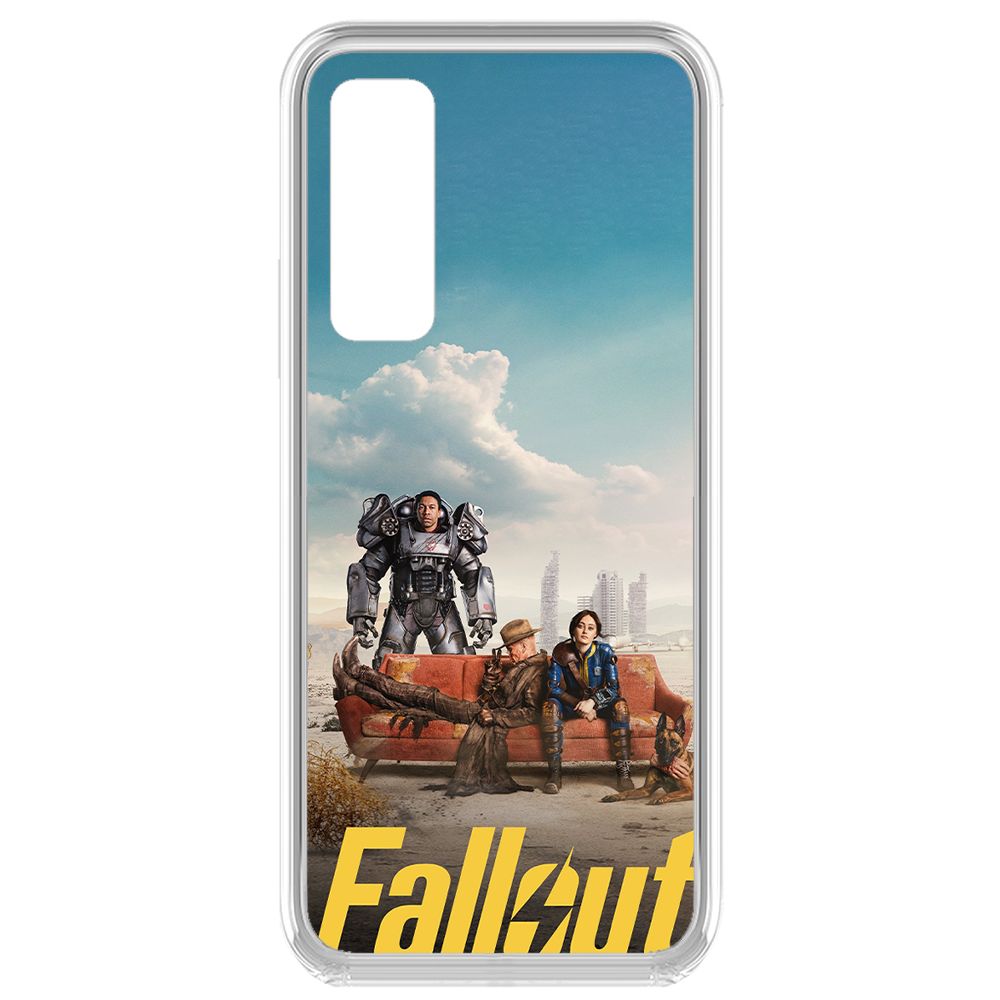 

Чехол-накладка Krutoff Clear Case Фоллаут (Fallout) - Постер для Vivo Y53s, Прозрачный