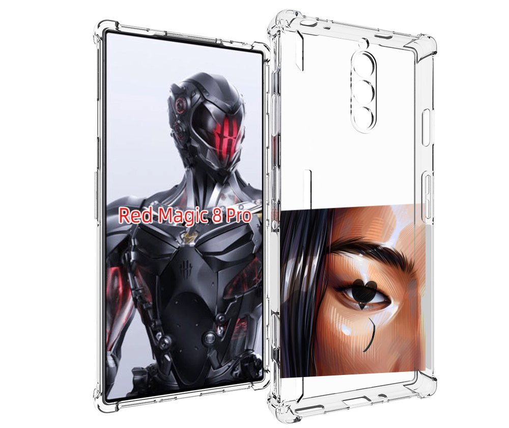 

Чехол MyPads зрачок-сердце женский для ZTE Nubia Red Magic 8 Pro / Red Magic 8 Pro Plus, Tocco