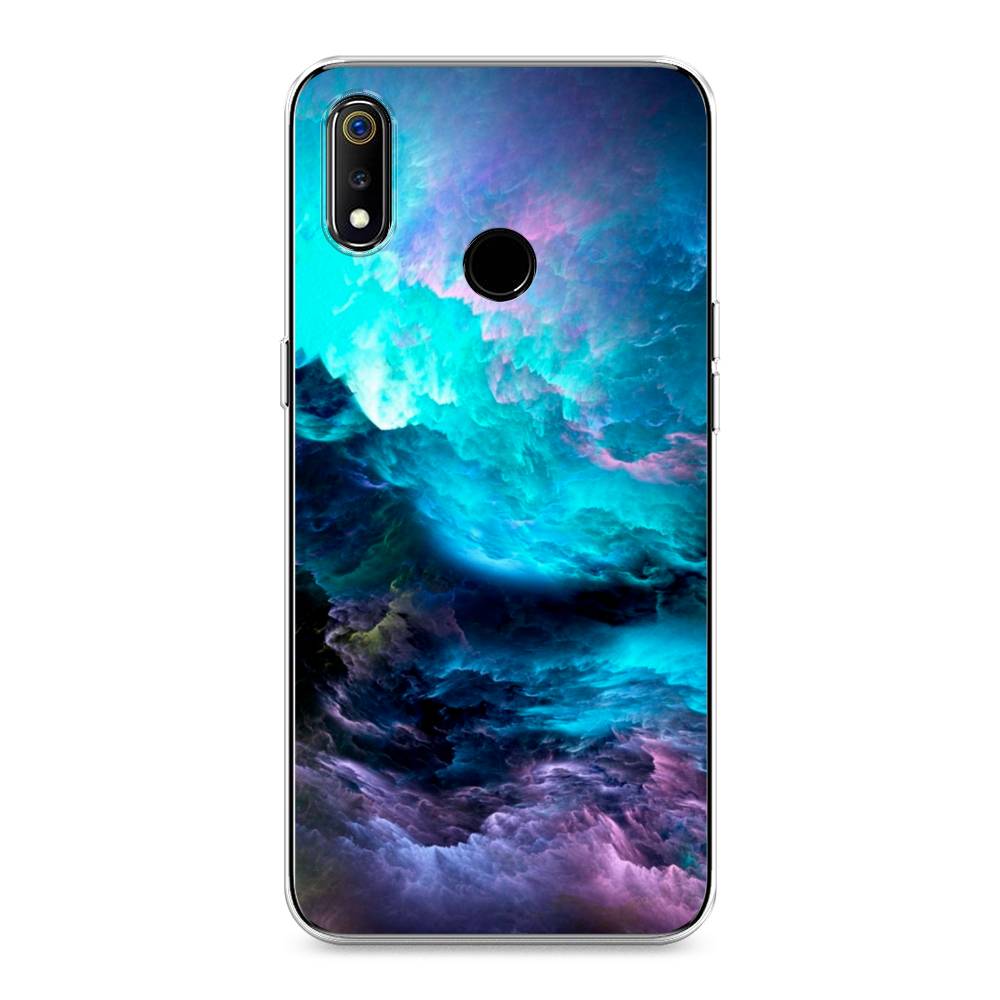 

Чехол Awog на Realme 3 "Бирюзовое небо", Разноцветный, 251050-4