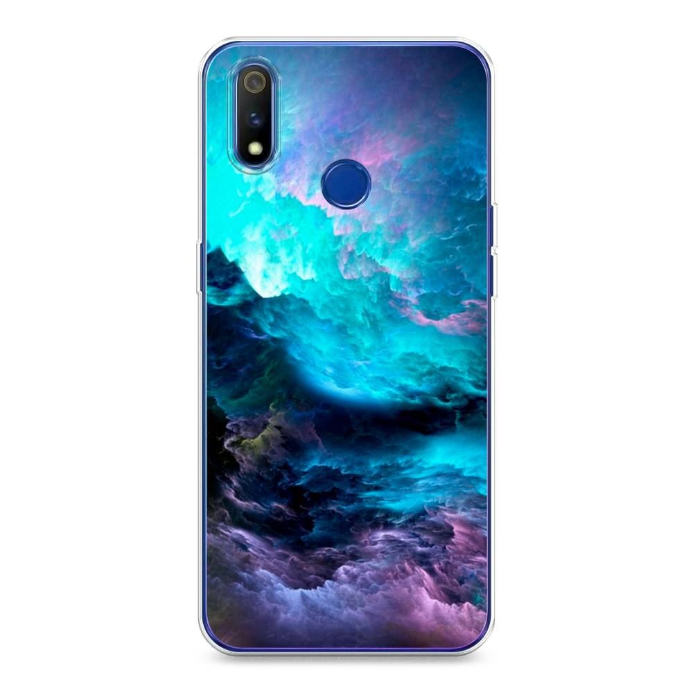 

Чехол Awog на Realme 3 Pro "Бирюзовое небо", Разноцветный, 251250-4
