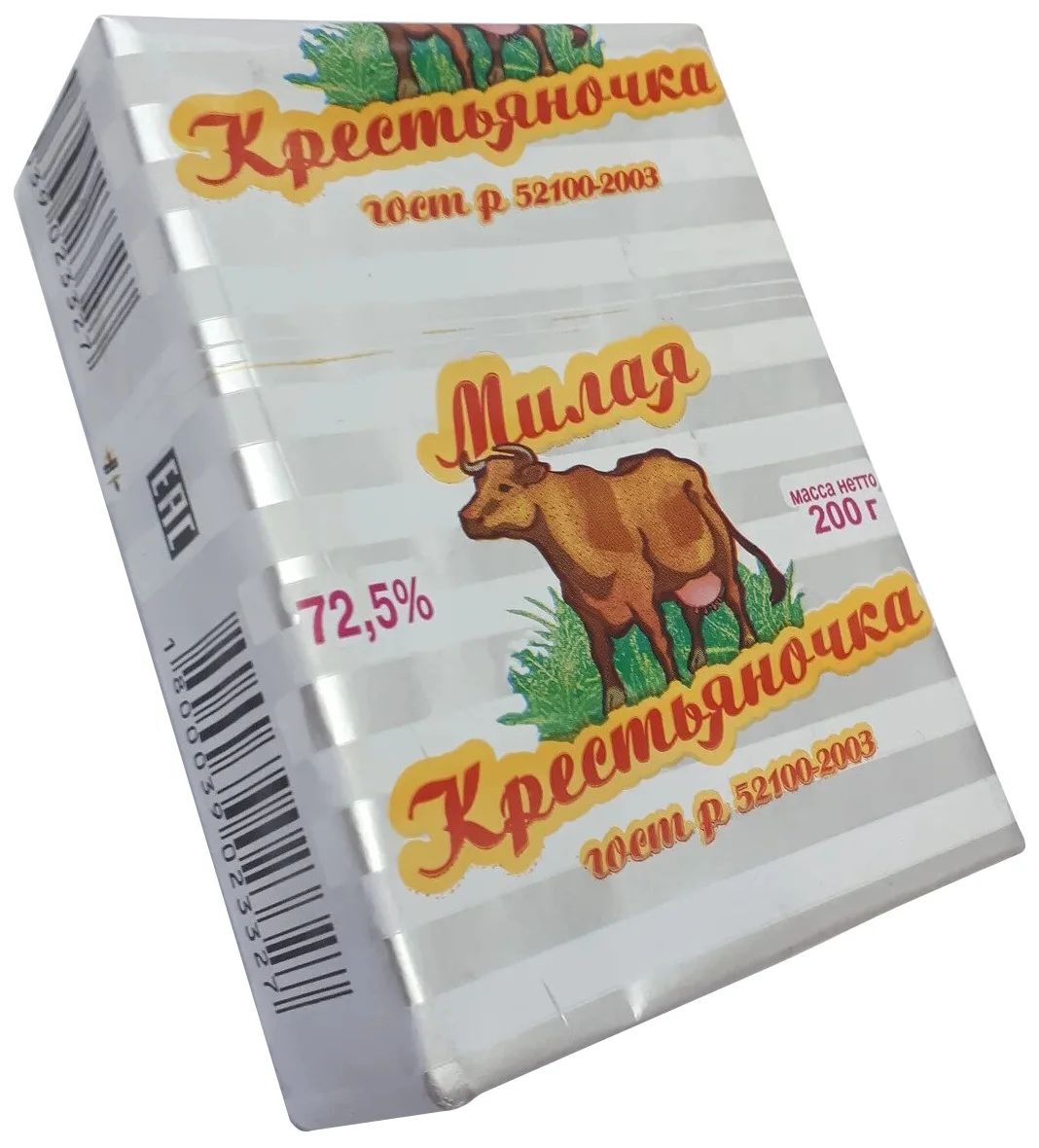 

Спред растительно-жировой Крестьяночка Милая 72,5% СЗМЖ 200 г