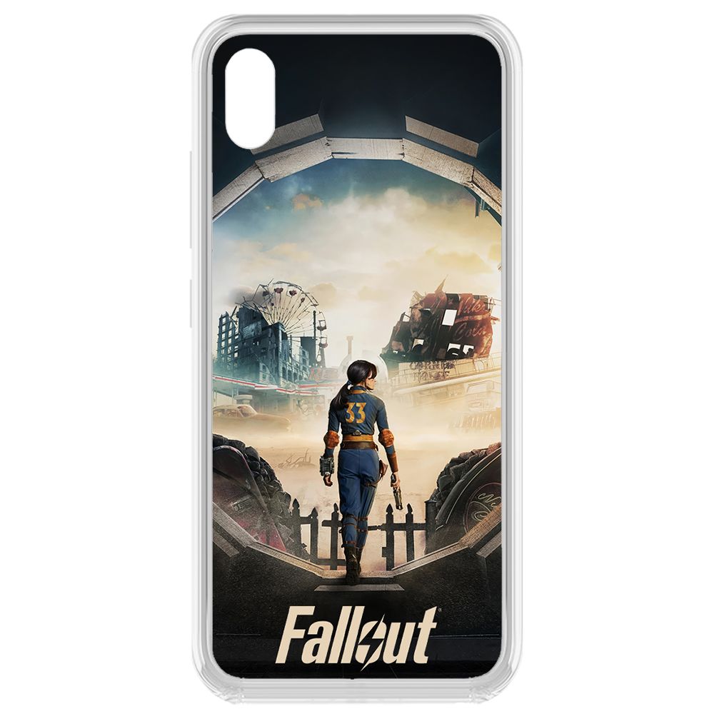 

Чехол-накладка Krutoff Clear Case Фоллаут (Fallout) - Убежище 33 для Vivo Y91c, Прозрачный
