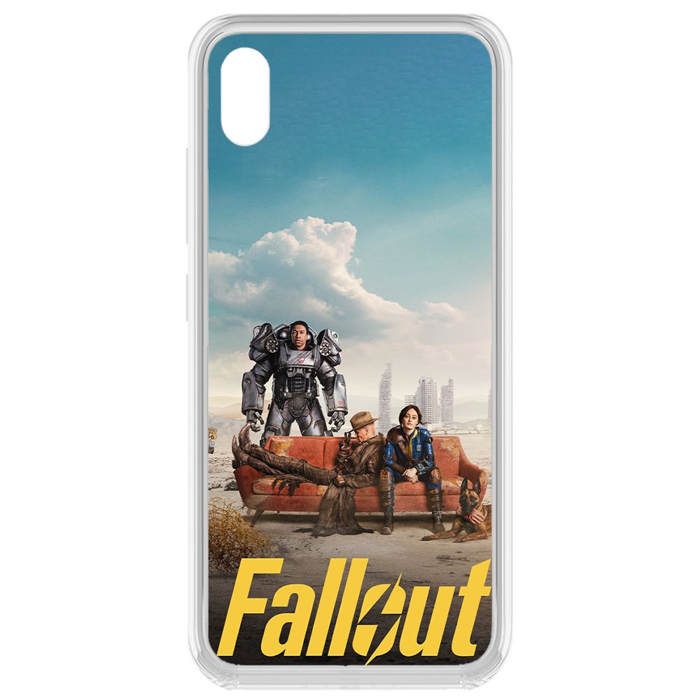 

Чехол-накладка Krutoff Clear Case Фоллаут (Fallout) - Постер для Vivo Y91c, Прозрачный