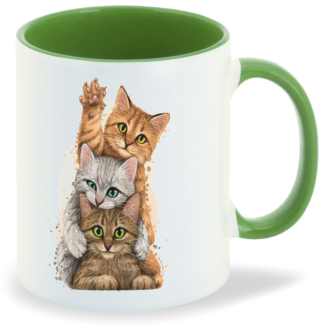 

Кружка CoolPodarok Животные.Три кошки, Животные.Три кошки