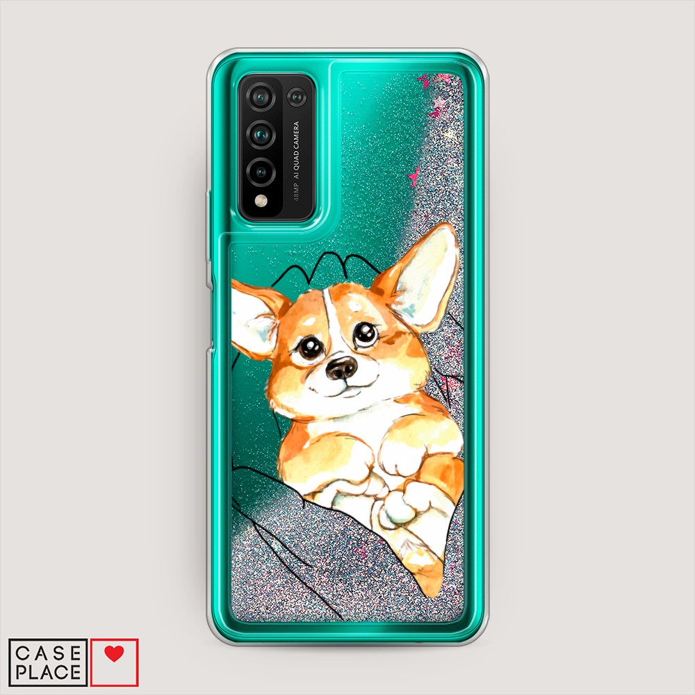 

Чехол Awog на Honor 10X Lite "Корги в ладошках", Разноцветный, 6104691-1