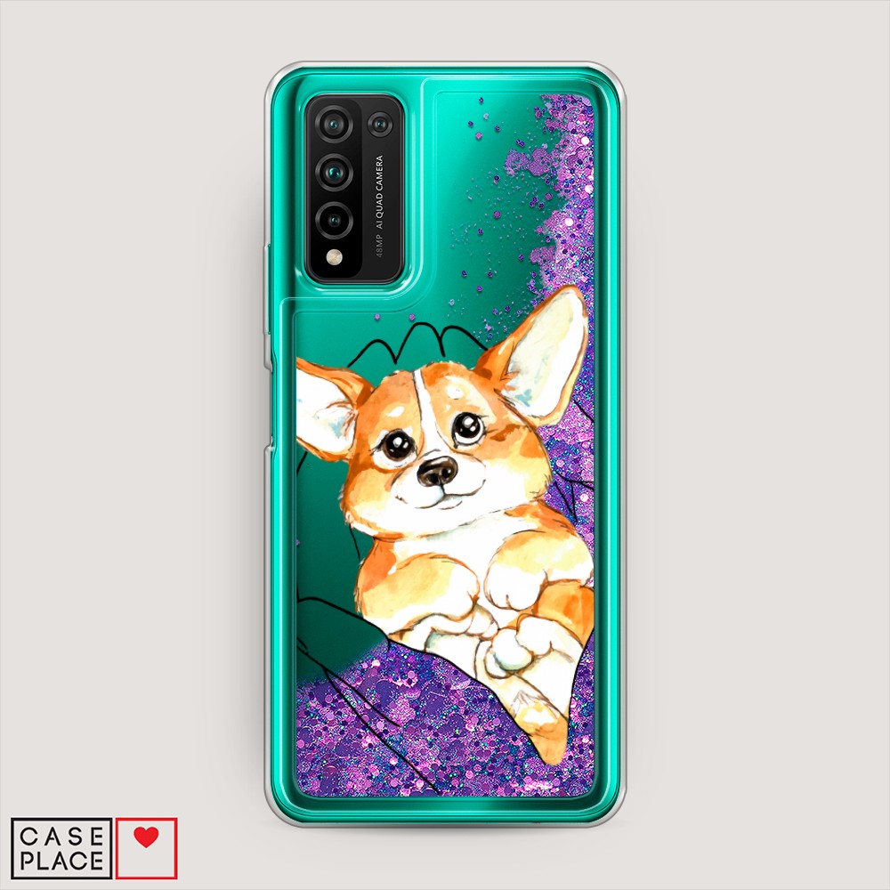 

Чехол Awog на Honor 10X Lite "Корги в ладошках", Разноцветный, 6104692-1
