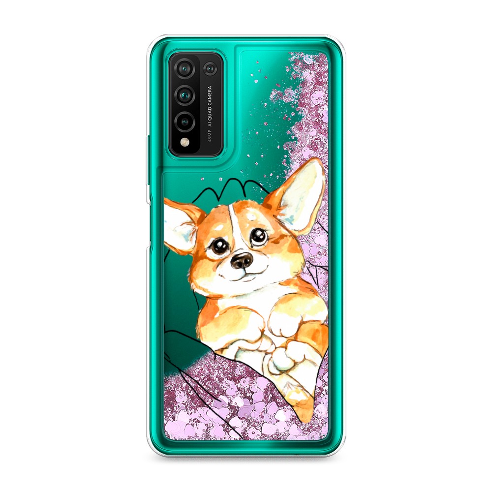 

Чехол Awog на Honor 10X Lite "Корги в ладошках", Разноцветный, 6104694-1