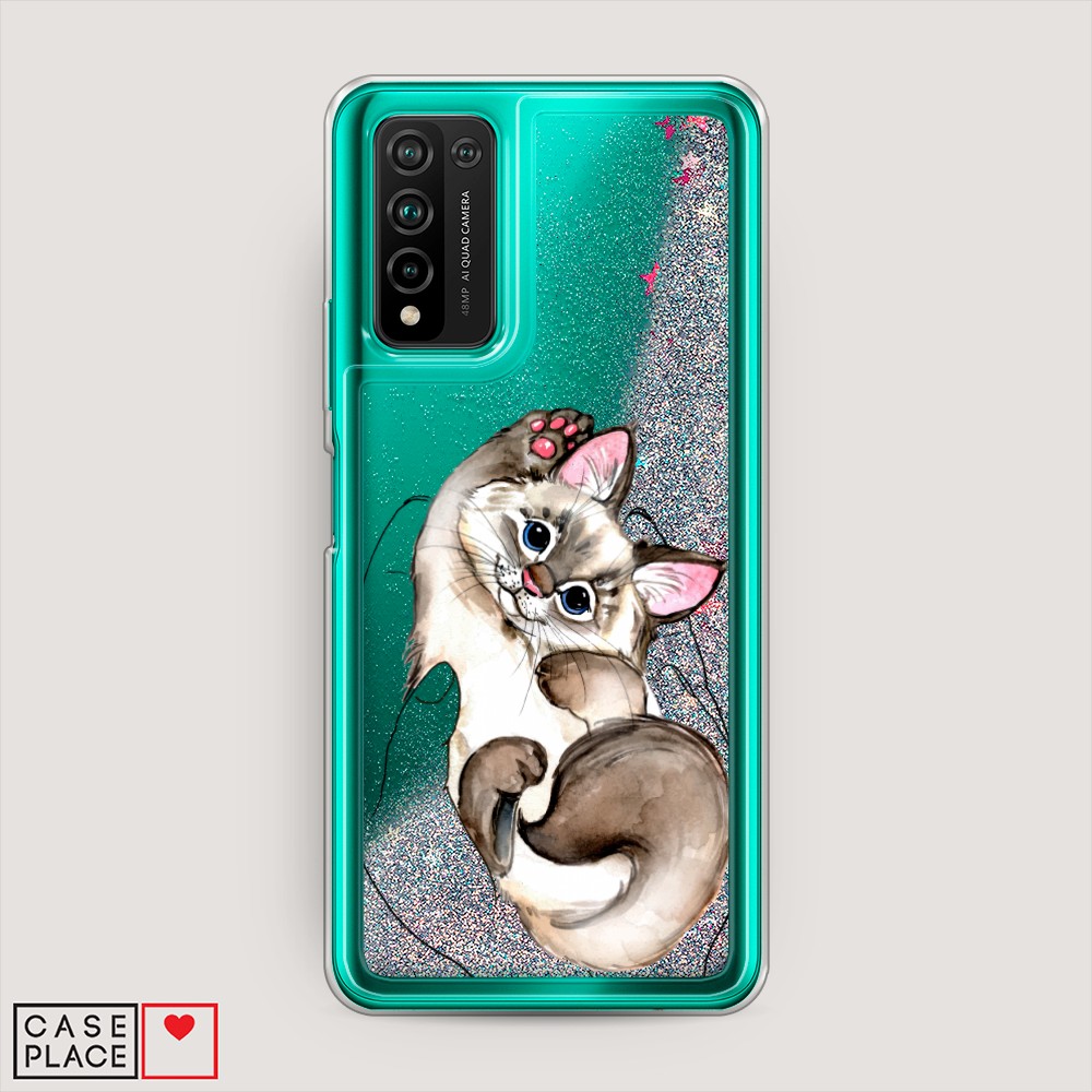

Чехол Awog на Honor 10X Lite "Котенок в ладошках", Разноцветный, 6104691-1