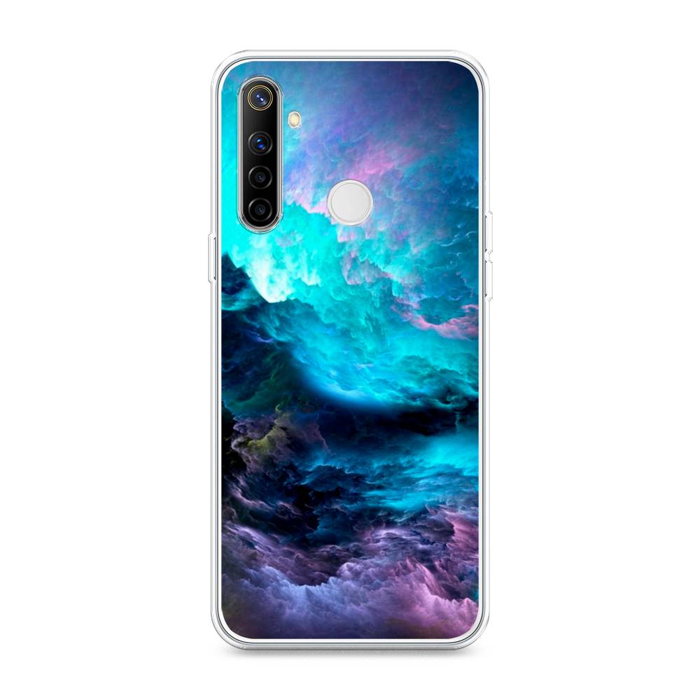 

Чехол Awog на Realme 6i "Бирюзовое небо", Разноцветный, 252950-4