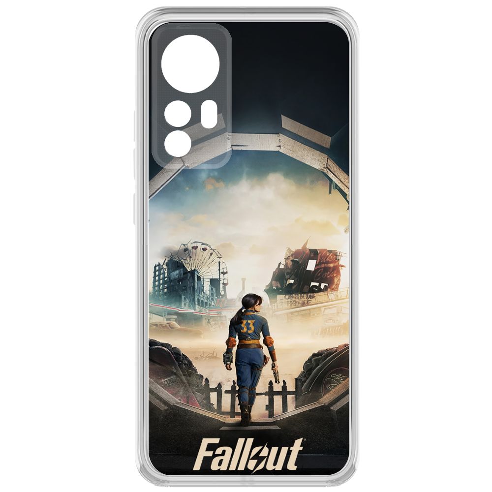

Чехол-накладка Krutoff Clear Case Фоллаут (Fallout) - Убежище 33 для Xiaomi 12, Прозрачный