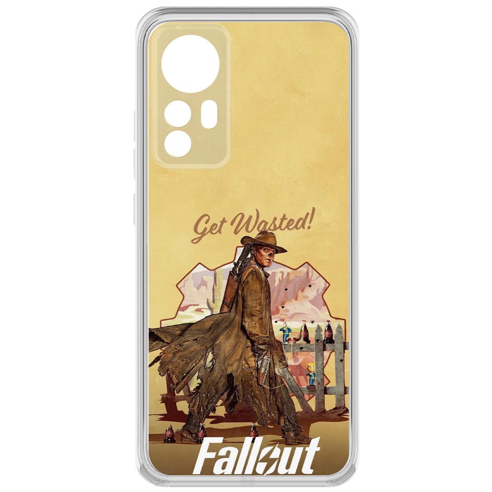 

Чехол-накладка Krutoff Clear Case Фоллаут (Fallout) - Давай напьемся! для Xiaomi 12, Прозрачный