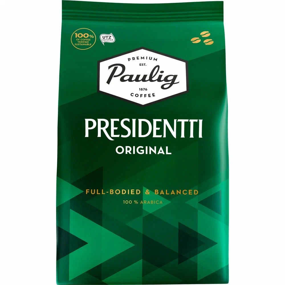 Кофе в зернах PAULIG Presidentti, 1 кг