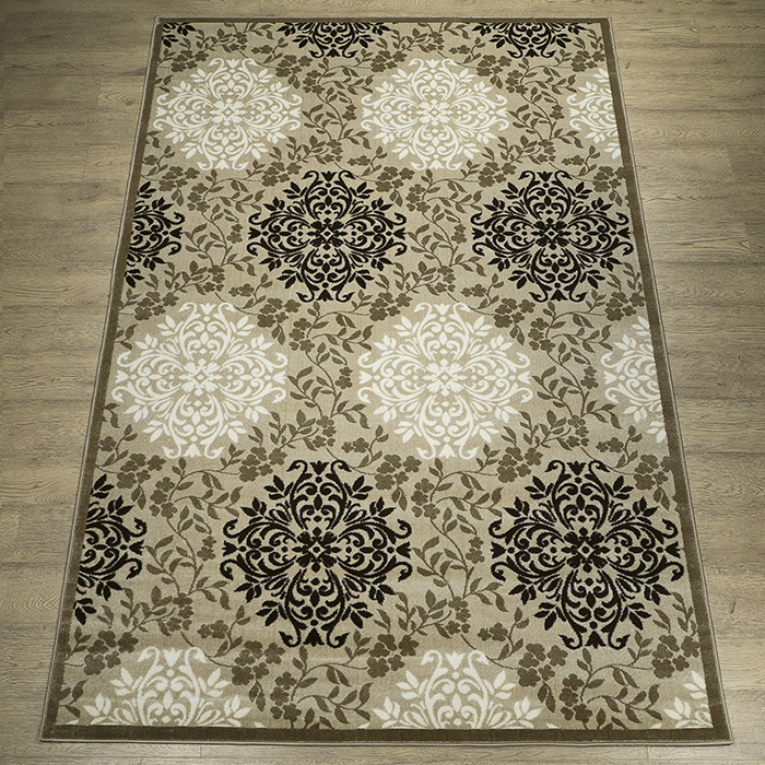 

Ковёр Kitroom Круиз 80x150 прямоугольный бежевый/коричневый 22302