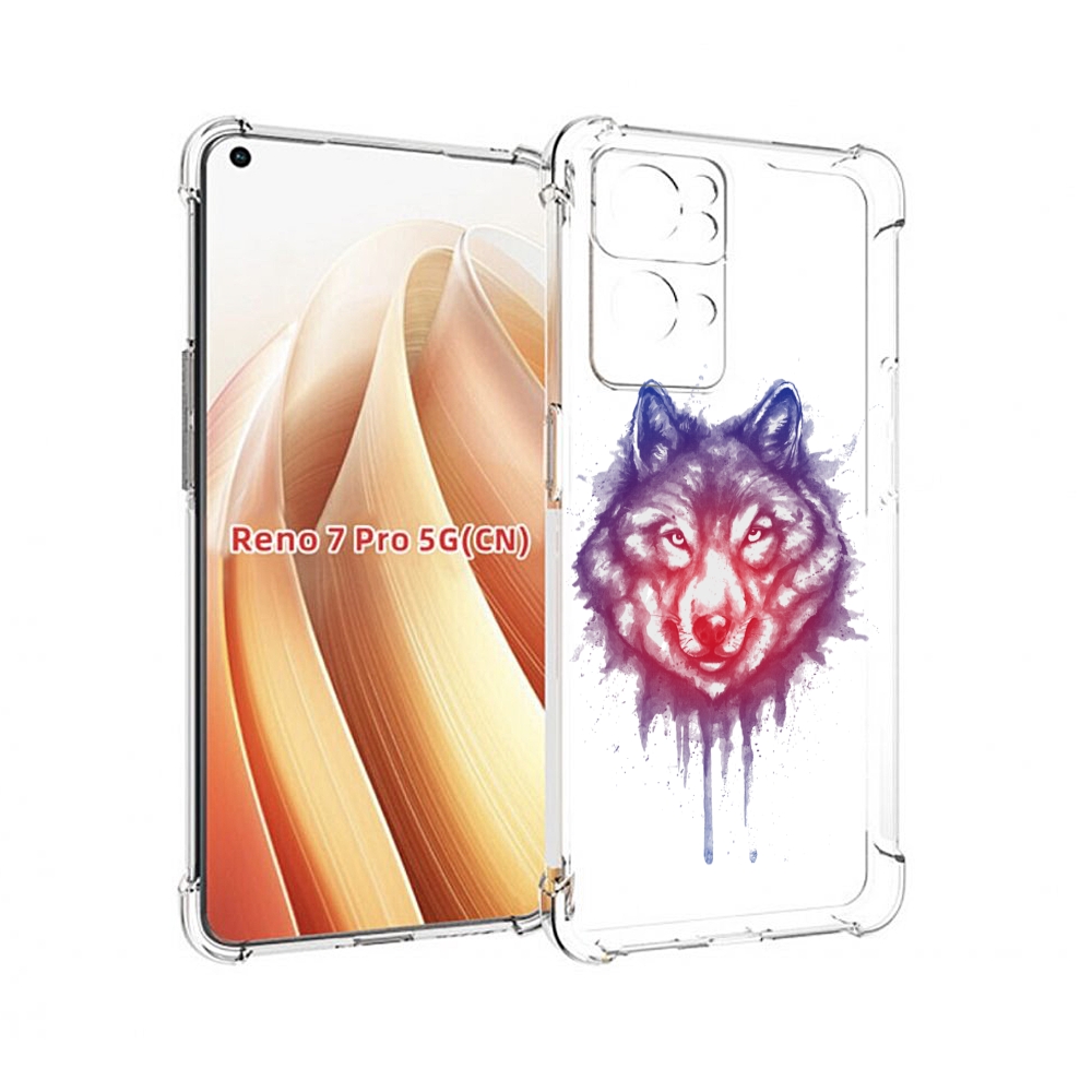 

Чехол MyPads пушистый волк для OPPO Reno7 Pro 5G, Прозрачный, Tocco