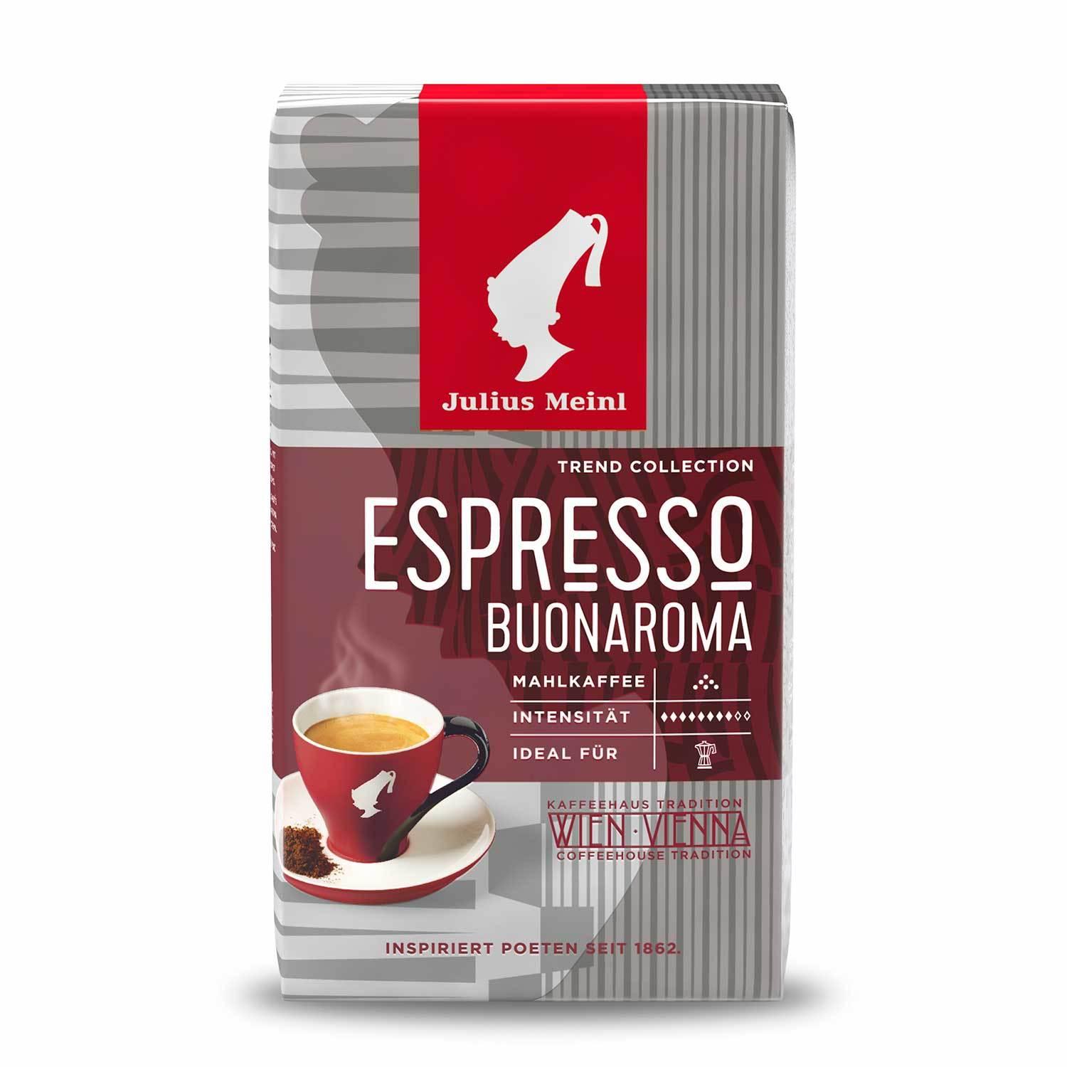 фото Кофе julius meinl buonaroma aromatisch натуральный жареный молотый 250 г