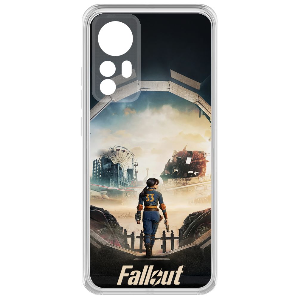 

Чехол-накладка Krutoff Clear Case Фоллаут (Fallout) - Убежище 33 для Xiaomi 12X