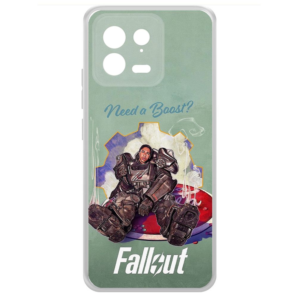 

Чехол-накладка Krutoff Clear Case Фоллаут (Fallout) - Нужно ускорение для Xiaomi 13, Прозрачный