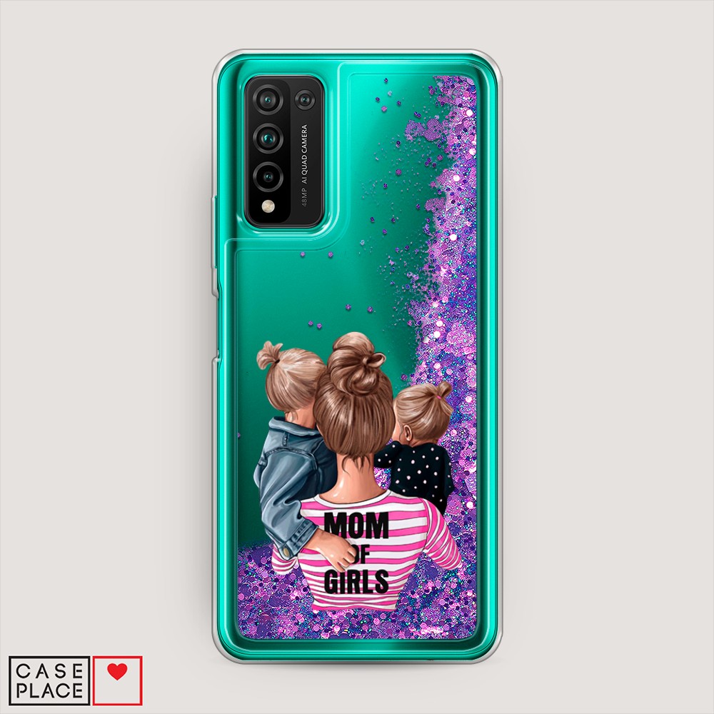 

Чехол Awog на Honor 10X Lite "Mom of Girls", Разноцветный, 6104692-1