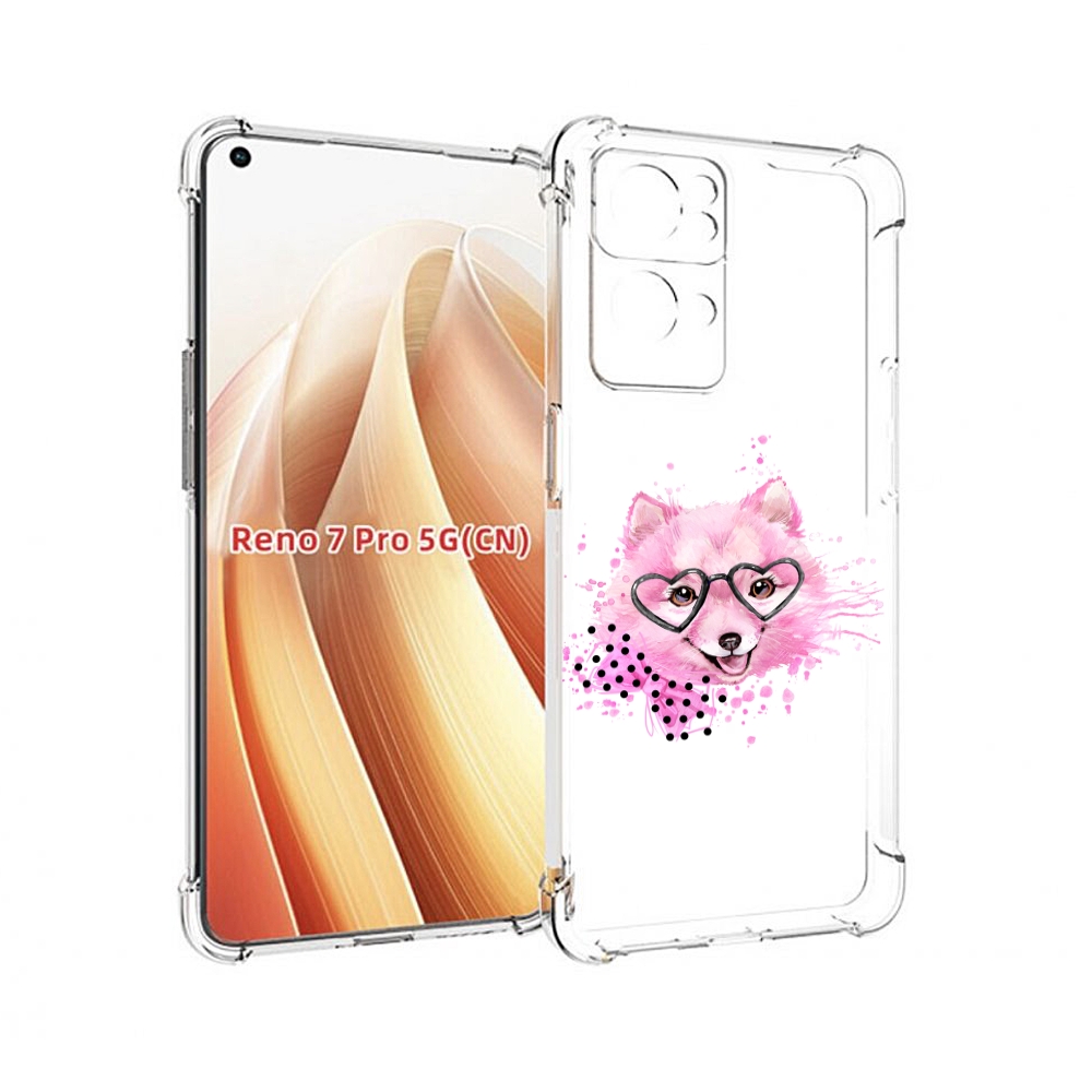 

Чехол MyPads розовый волченок для OPPO Reno7 Pro 5G, Прозрачный, Tocco