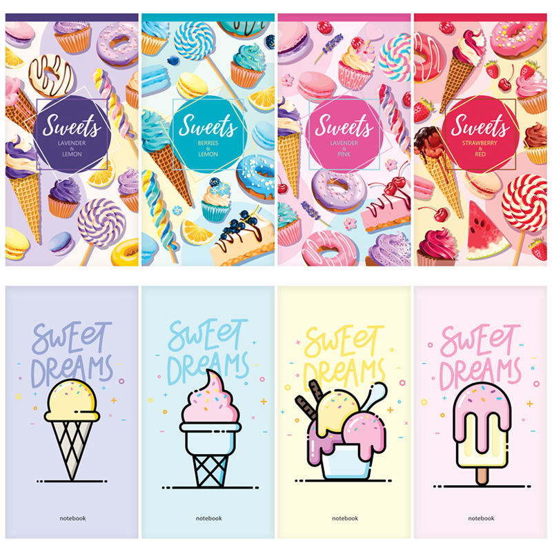 

Блокнот А6 24л. на скрепке ArtSpace "Food trends. Микс", (18шт.)