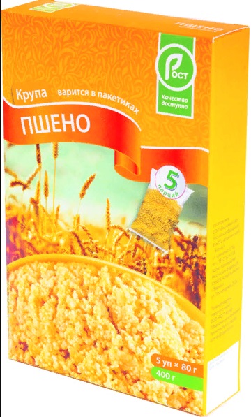 

Пшено Рост в пакетиках для варки 5 шт х 80 г