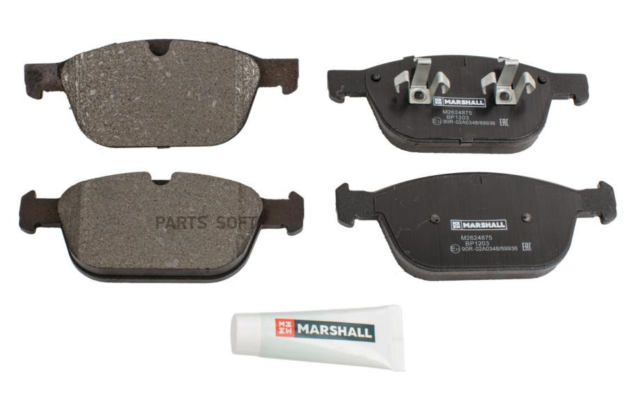 

Тормозные колодки MARSHALL Autoparts передние дисковые m2624875