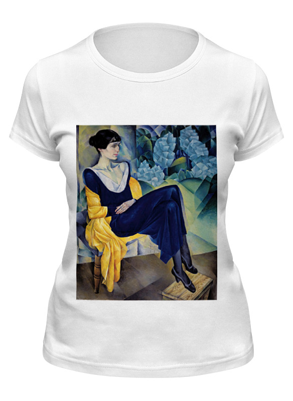 

Футболка женская Printio Портрет а. а. ахматовой (натан альтман) белая 2XL, Белый, Портрет а. а. ахматовой (натан альтман)