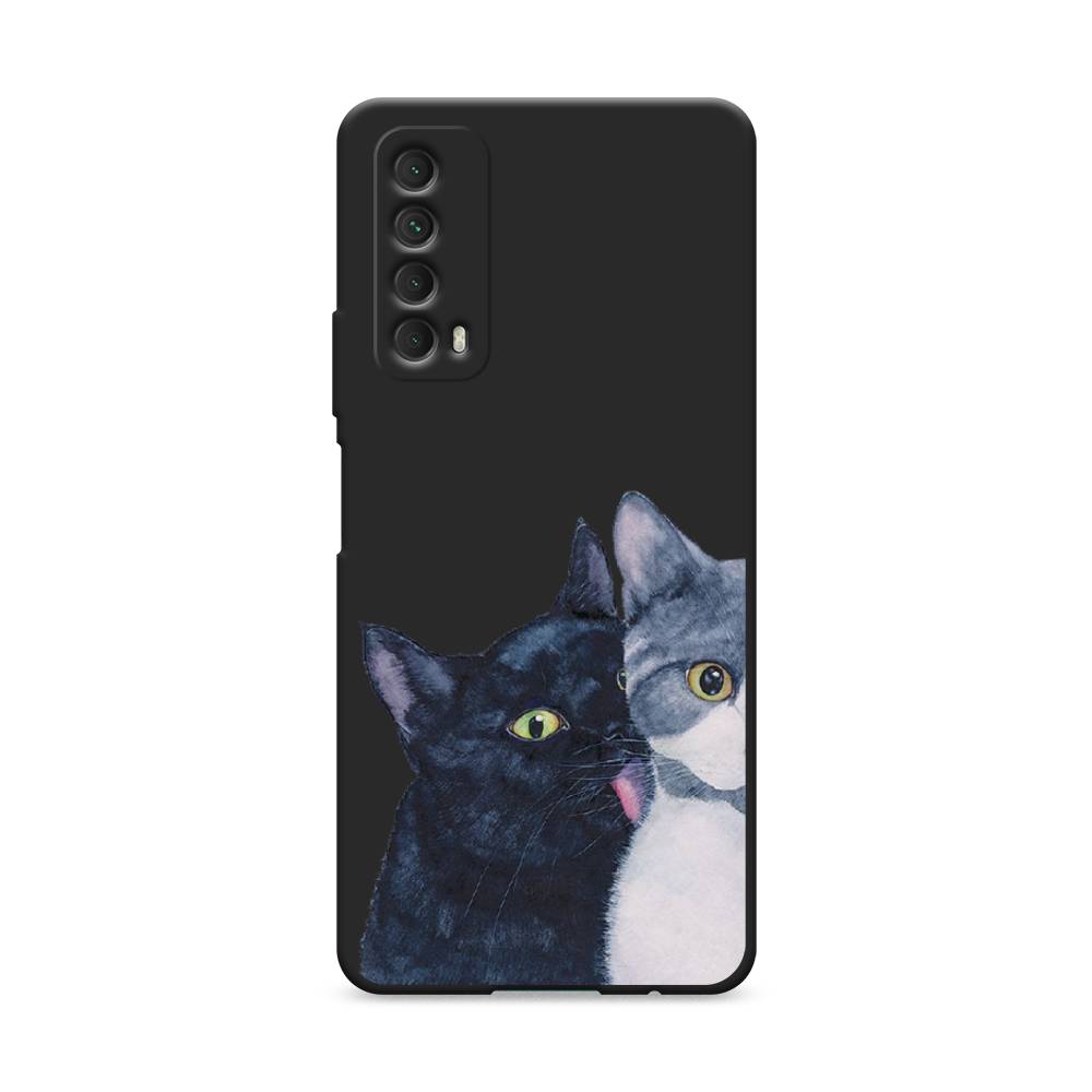 

Чехол Awog на Huawei P Smart 2021 "Кошачья любовь", Разноцветный, 6104752-1