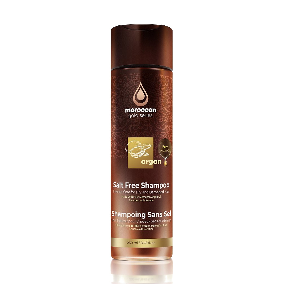 

Бессульфатный аргановый шампунь для волос Argan Shampoo Moroccan Gold Series 250 мл
