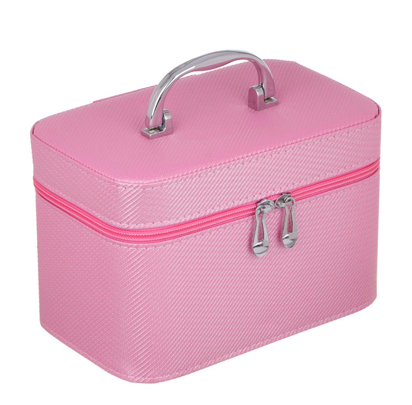 

Шкатулка для украшений 21x13x14 см розовая, Розовый