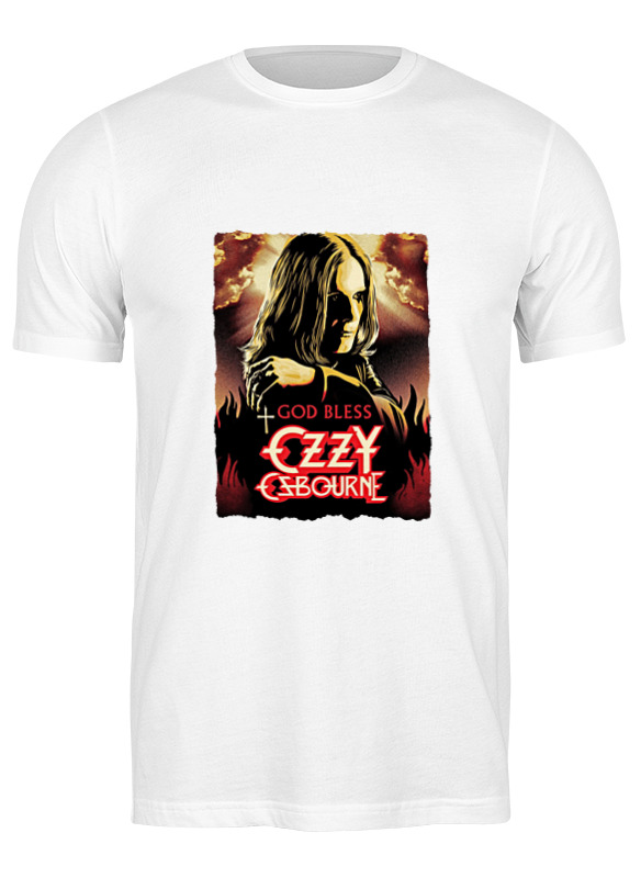 

Футболка мужская Printio Ozzy osbourne белая S, Белый, Ozzy osbourne