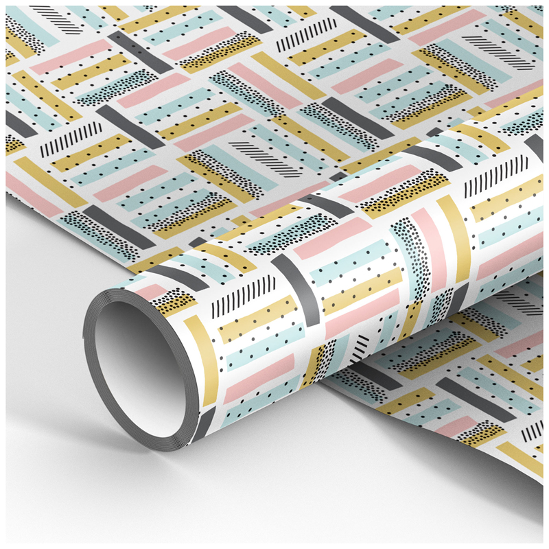 

Упаковочная бумага глянц. 70*100см, MESHU "Pattern", 90г/м2, Разноцветный