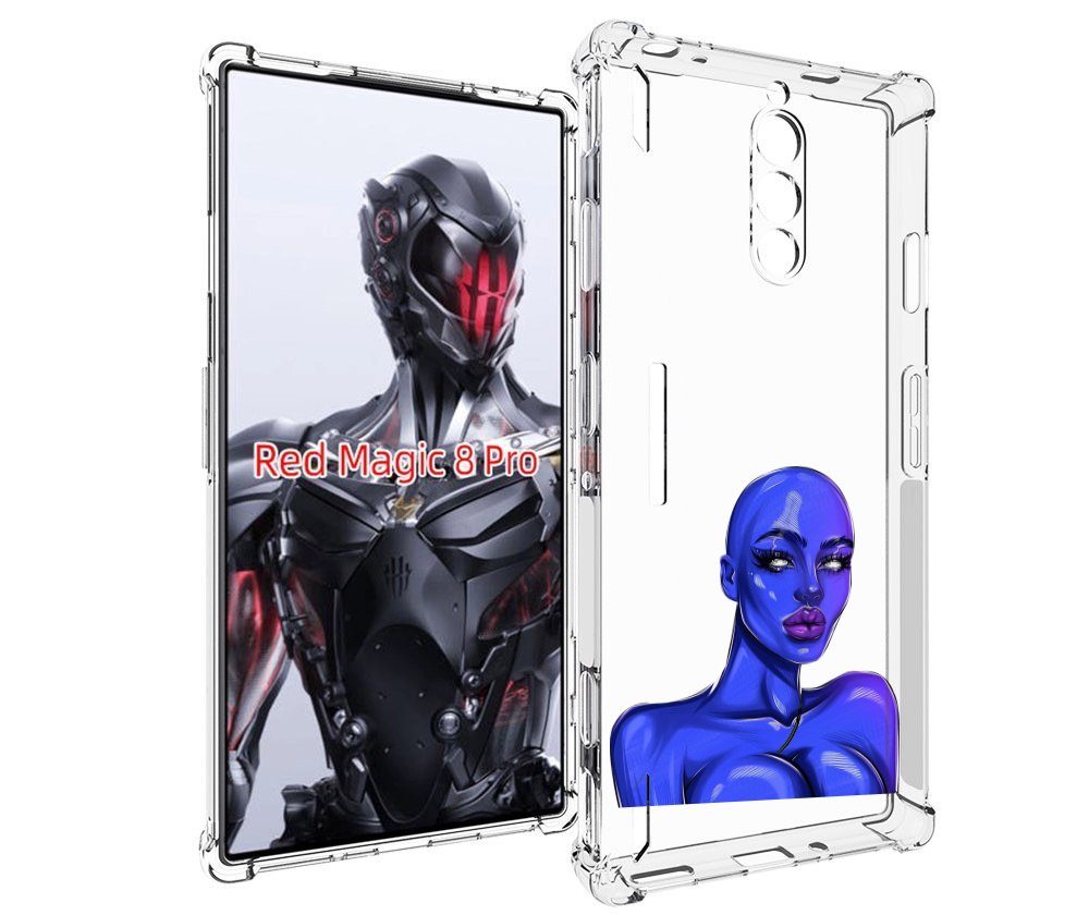 

Чехол MyPads инопланетянка для ZTE Nubia Red Magic 8 Pro / Red Magic 8 Pro Plus, Tocco