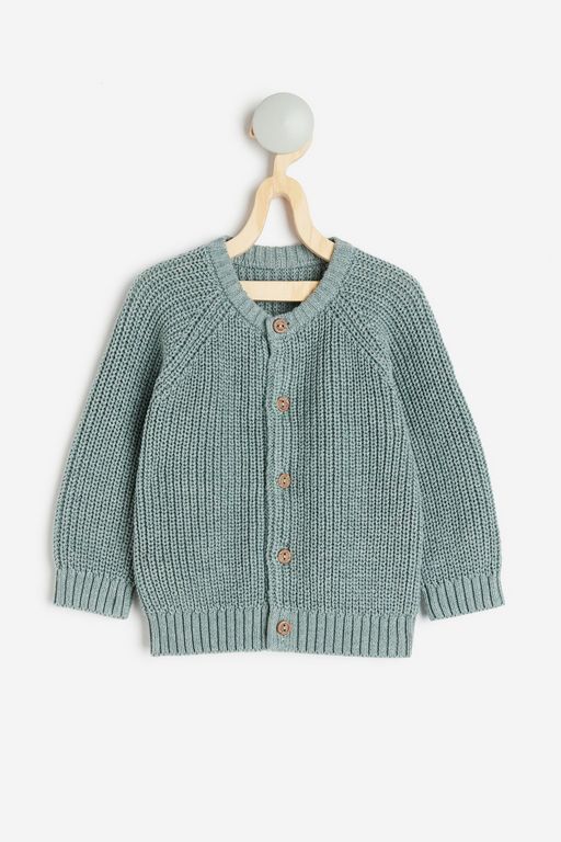 

Кардиган детский H&M 0988006, Матовый зеленый, 98, 0988006